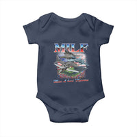 MILF Man I Love Flyovers Meme Baby Onesie for Aviation Buffs Patriotic Meme Lords - Wonder Print Shop