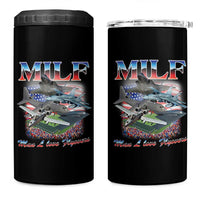 MILF Man I Love Flyovers Meme 4 in 1 Can Cooler Tumbler for Aviation Buffs Patriotic Meme Lords - Wonder Print Shop