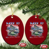 MILF Man I Love Flyovers Meme Ceramic Ornament for Aviation Buffs Patriotic Meme Lords - Wonder Print Shop
