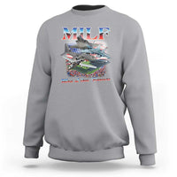 MILF Man I Love Flyovers Meme Sweatshirt for Aviation Buffs Patriotic Meme Lords - Wonder Print Shop
