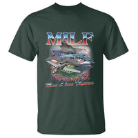 MILF Man I Love Flyovers Meme T Shirt for Aviation Buffs Patriotic Meme Lords - Wonder Print Shop
