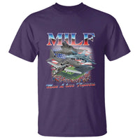 MILF Man I Love Flyovers Meme T Shirt for Aviation Buffs Patriotic Meme Lords - Wonder Print Shop