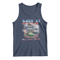 MILF Man I Love Flyovers Meme Tank Top for Aviation Buffs Patriotic Meme Lords - Wonder Print Shop