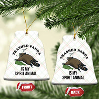 Trashed Panda Is My Spirit Animal Ceramic Ornament Funny Drunk Raccoon Meme for Party People Hot Mess Energy - Wonder Print Shop