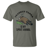 Trashed Panda Is My Spirit Animal T Shirt Funny Drunk Raccoon Meme for Party People Hot Mess Energy - Wonder Print Shop