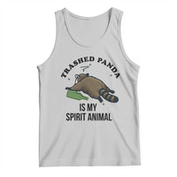 Trashed Panda Is My Spirit Animal Tank Top Funny Drunk Raccoon Meme for Party People Hot Mess Energy - Wonder Print Shop