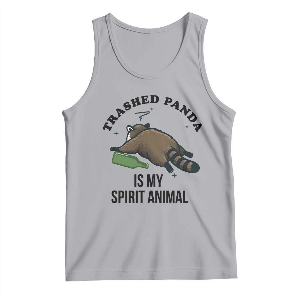 Trashed Panda Is My Spirit Animal Tank Top Funny Drunk Raccoon Meme for Party People Hot Mess Energy - Wonder Print Shop