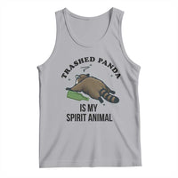 Trashed Panda Is My Spirit Animal Tank Top Funny Drunk Raccoon Meme for Party People Hot Mess Energy - Wonder Print Shop