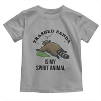 Trashed Panda Is My Spirit Animal Toddler T Shirt Funny Drunk Raccoon Meme for Party People Hot Mess Energy - Wonder Print Shop