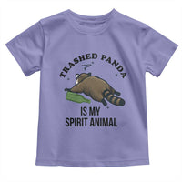 Trashed Panda Is My Spirit Animal Toddler T Shirt Funny Drunk Raccoon Meme for Party People Hot Mess Energy - Wonder Print Shop