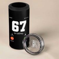 67 Is Calling Meme 4 in 1 Can Cooler Tumbler Funny Six Seven Phone Call Screen - Wonder Print Shop
