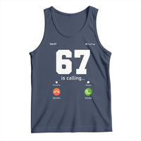 67 Is Calling Meme Tank Top Funny Six Seven Phone Call Screen - Wonder Print Shop
