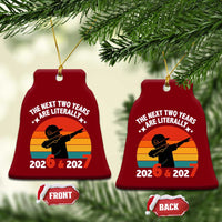 The Next Two Years Are Literally 6 7 Ceramic Ornament Funny 2026 2027 Meme Dabbing Boy Retro - Wonder Print Shop