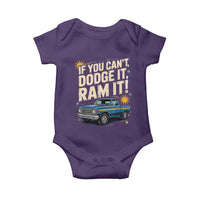 If You Can’t Dodge It Ram It Funny Truck Meme Baby Onesie for Gearheads Country Road Warriors - Wonder Print Shop