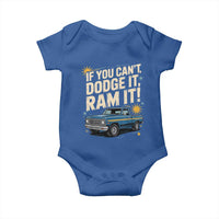 If You Can’t Dodge It Ram It Funny Truck Meme Baby Onesie for Gearheads Country Road Warriors - Wonder Print Shop