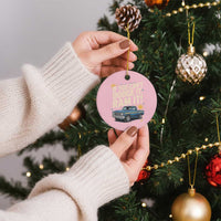 If You Can’t Dodge It Ram It Funny Truck Meme Ceramic Ornament for Gearheads Country Road Warriors - Wonder Print Shop