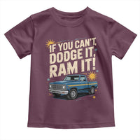 If You Can’t Dodge It Ram It Funny Truck Meme Toddler T Shirt for Gearheads Country Road Warriors - Wonder Print Shop