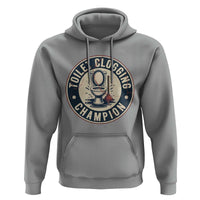 Funny Toilet Clogging Champion Badge Meme Hoodie for Poop Legends Gut Bomb Gladiators - Wonder Print Shop