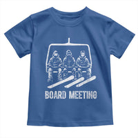Funny Snowboarding Board Meeting Toddler T Shirt Chairlift Snowboarders Powder Junkies - Wonder Print Shop