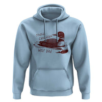 Stupid Canadian Wolf Bird Common Loon Hoodie Funny Absurd Bird Meme Humor - Wonder Print Shop