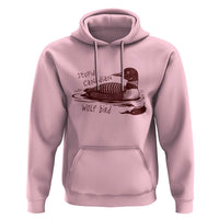 Stupid Canadian Wolf Bird Common Loon Hoodie Funny Absurd Bird Meme Humor - Wonder Print Shop