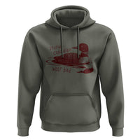 Stupid Canadian Wolf Bird Common Loon Hoodie Funny Absurd Bird Meme Humor - Wonder Print Shop