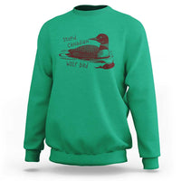 Stupid Canadian Wolf Bird Common Loon Sweatshirt Funny Absurd Bird Meme Humor - Wonder Print Shop