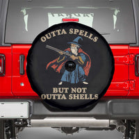 Outta Spells But Not Outta Shells Spare Tire Cover Funny Wizard Fantasy Meme - Wonder Print Shop