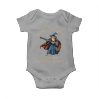 Outta Spells But Not Outta Shells Baby Onesie Funny Wizard Fantasy Meme - Wonder Print Shop