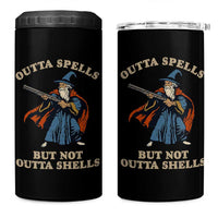 Outta Spells But Not Outta Shells 4 in 1 Can Cooler Tumbler Funny Wizard Fantasy Meme - Wonder Print Shop