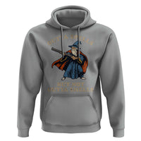 Outta Spells But Not Outta Shells Hoodie Funny Wizard Fantasy Meme - Wonder Print Shop