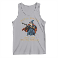 Outta Spells But Not Outta Shells Tank Top Funny Wizard Fantasy Meme - Wonder Print Shop
