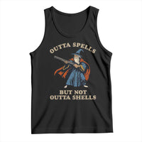 Outta Spells But Not Outta Shells Tank Top Funny Wizard Fantasy Meme - Wonder Print Shop