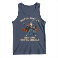 Outta Spells But Not Outta Shells Tank Top Funny Wizard Fantasy Meme - Wonder Print Shop