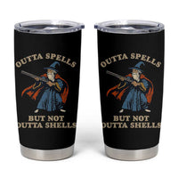 Outta Spells But Not Outta Shells Tumbler Cup Funny Wizard Fantasy Meme - Wonder Print Shop