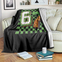Funny 67 Pixel Style Graphic Throw Blanket Viral Six Seven Meme Gamer - Wonder Print Shop