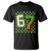 Funny 67 Pixel Style Graphic T Shirt Viral Six Seven Meme Gamer - Wonder Print Shop