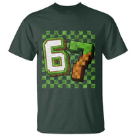 Funny 67 Pixel Style Graphic T Shirt Viral Six Seven Meme Gamer - Wonder Print Shop