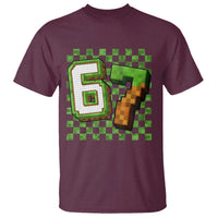 Funny 67 Pixel Style Graphic T Shirt Viral Six Seven Meme Gamer - Wonder Print Shop
