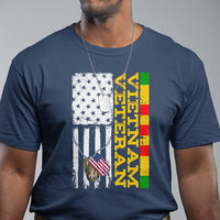Proud Vietnam Veterans Honor Patriotic Soldier American Flag T Shirt - Wonder Print Shop