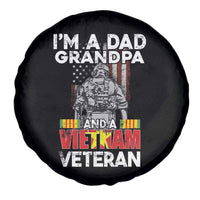 I'm A Dad A Grandpa And A Vietnam Veteran Spare Tire Cover Patriotic Father
