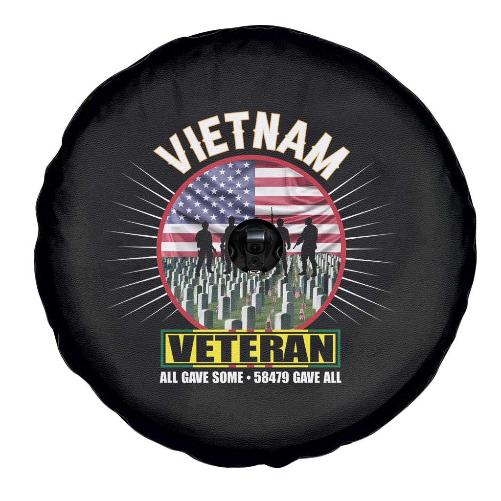 Vietnam Veteran Spare Tire Cover All Gave Some 58,479 Gave All Patriotic