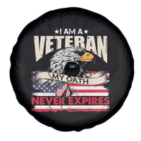 I Am A Veteran Spare Tire Cover My Oath Never Expires Patriotic American Flag