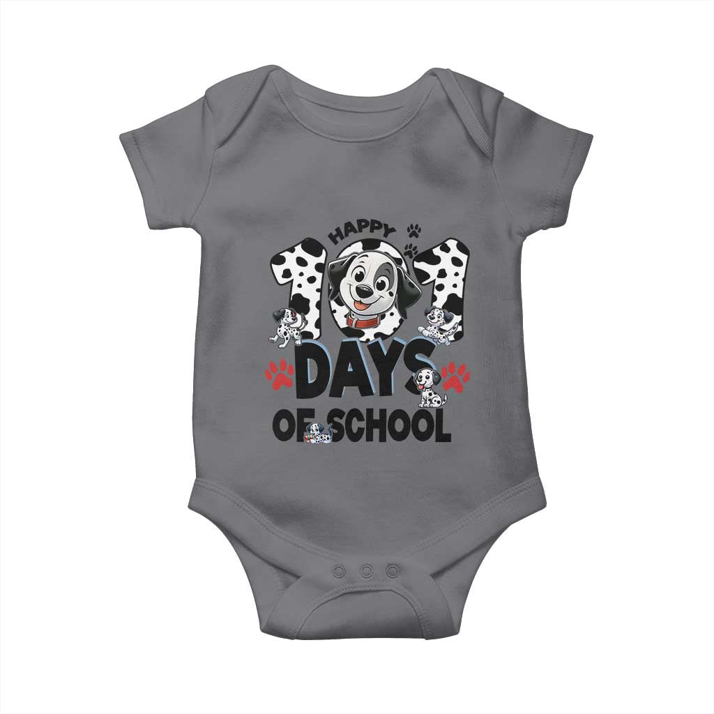 101 Days Of School Dalmatian Dogs Baby Onesie Happy 101th Day