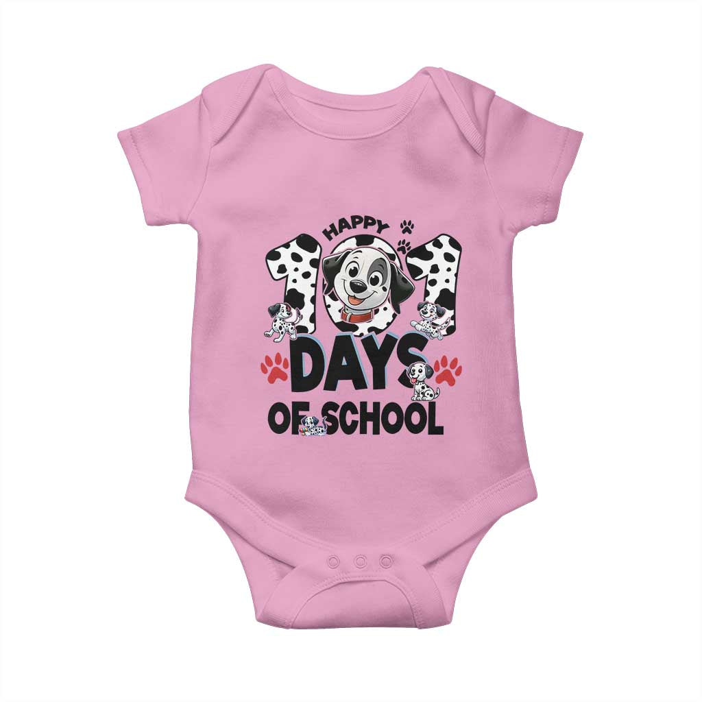 101 Days Of School Dalmatian Dogs Baby Onesie Happy 101th Day