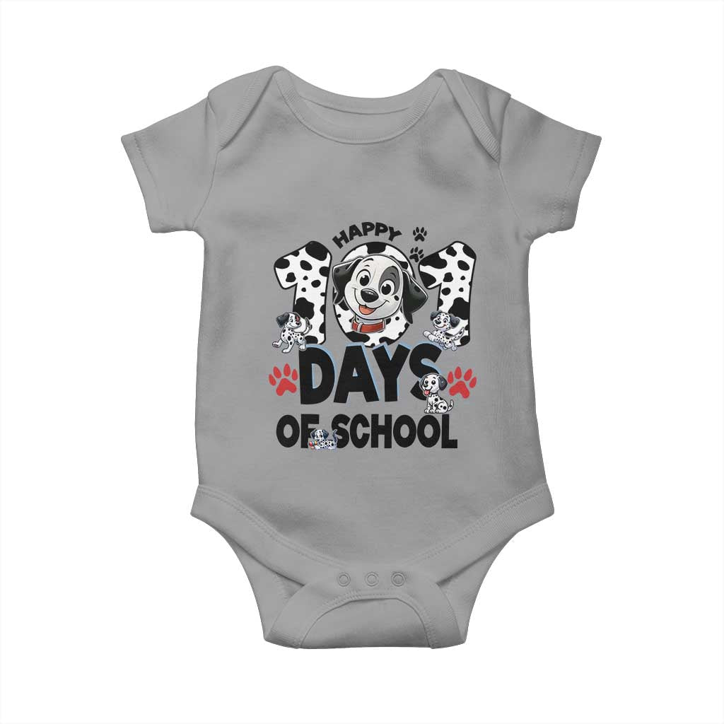 101 Days Of School Dalmatian Dogs Baby Onesie Happy 101th Day