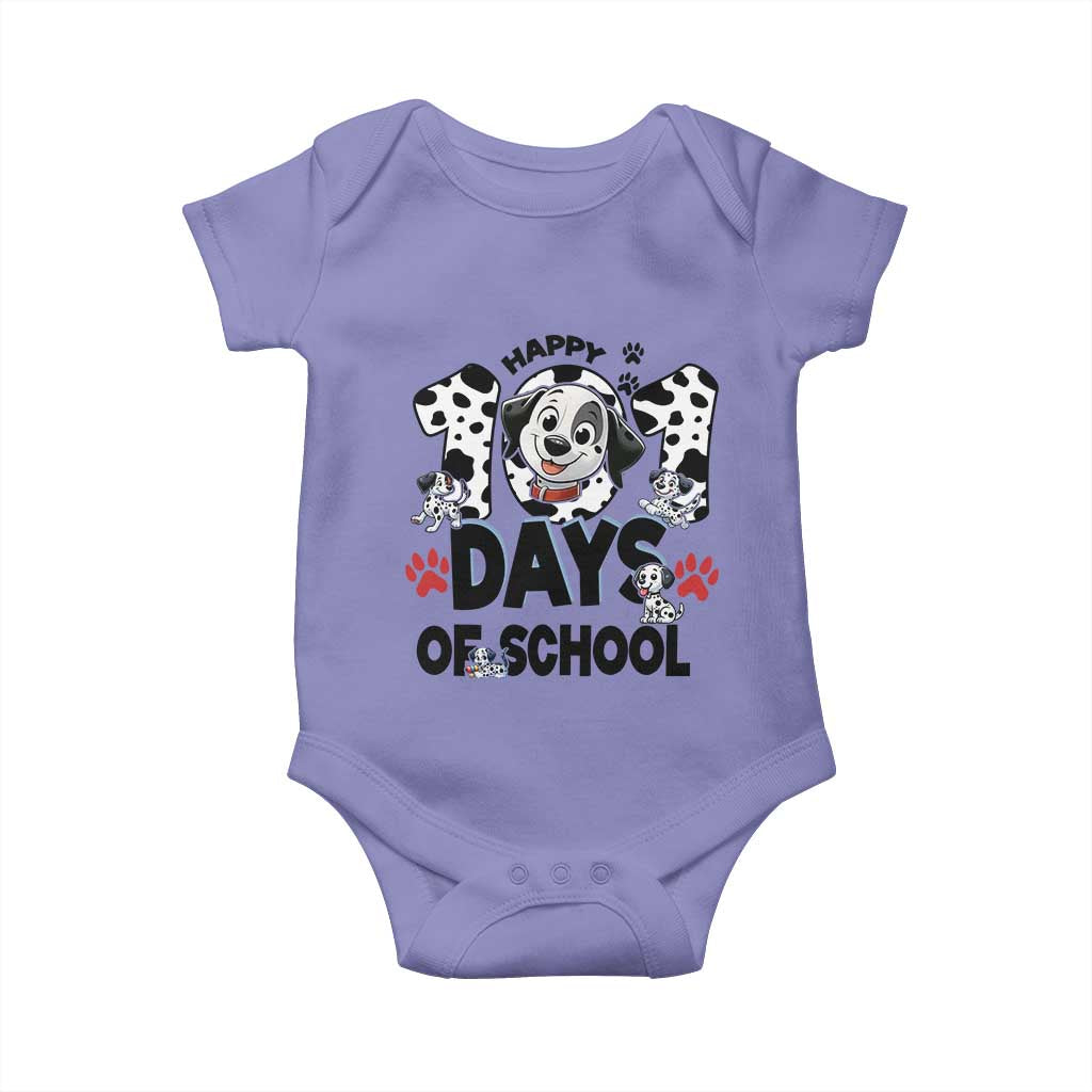101 Days Of School Dalmatian Dogs Baby Onesie Happy 101th Day