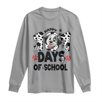 101 Days Of School Dalmatian Dogs Long Sleeve Shirt Happy 101th Day