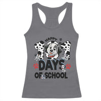 101 Days Of School Dalmatian Dogs Racerback Tank Top Happy 101th Day