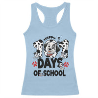 101 Days Of School Dalmatian Dogs Racerback Tank Top Happy 101th Day